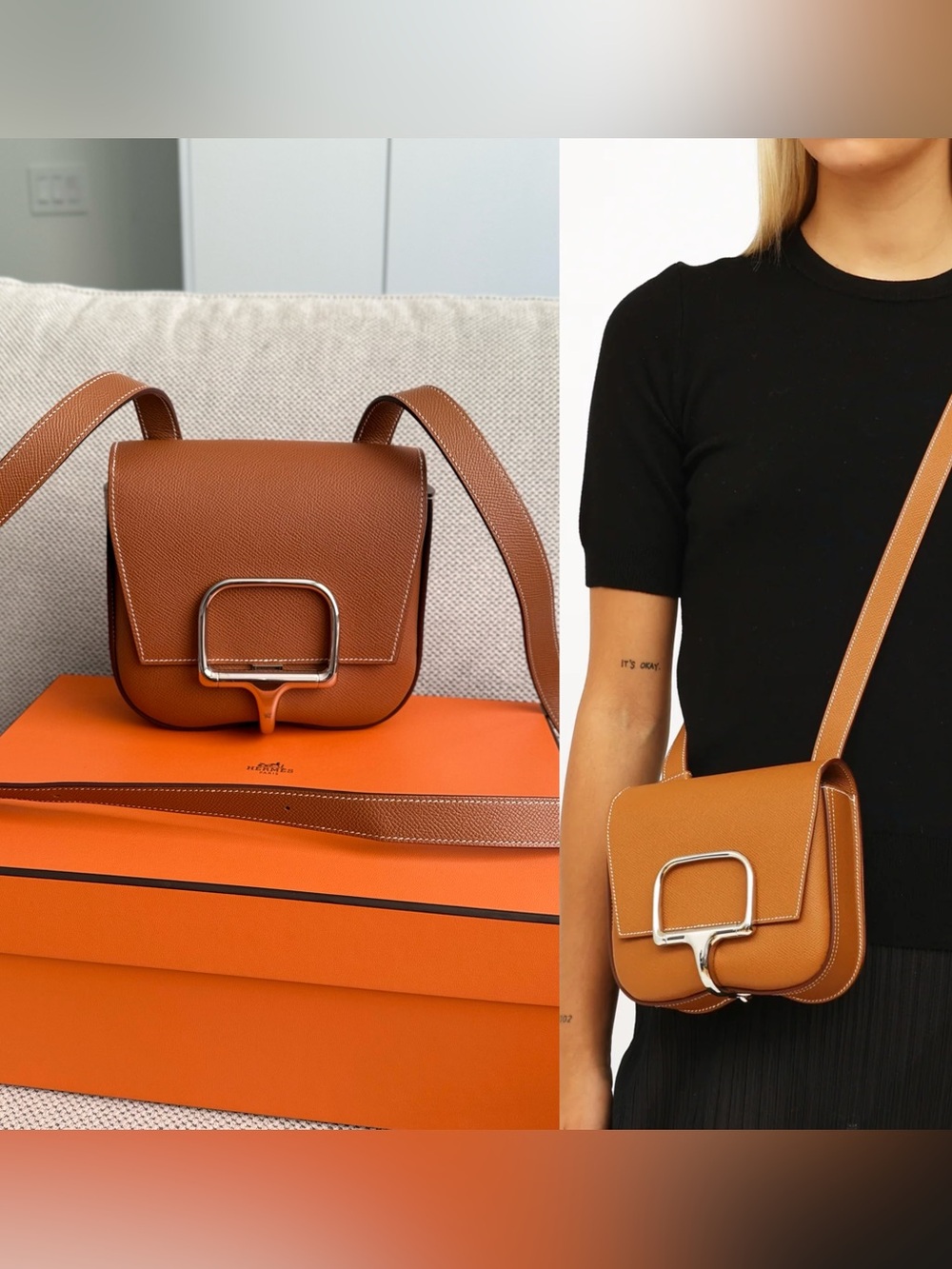 Authentic Hermes Della Cavalleria mini bag II